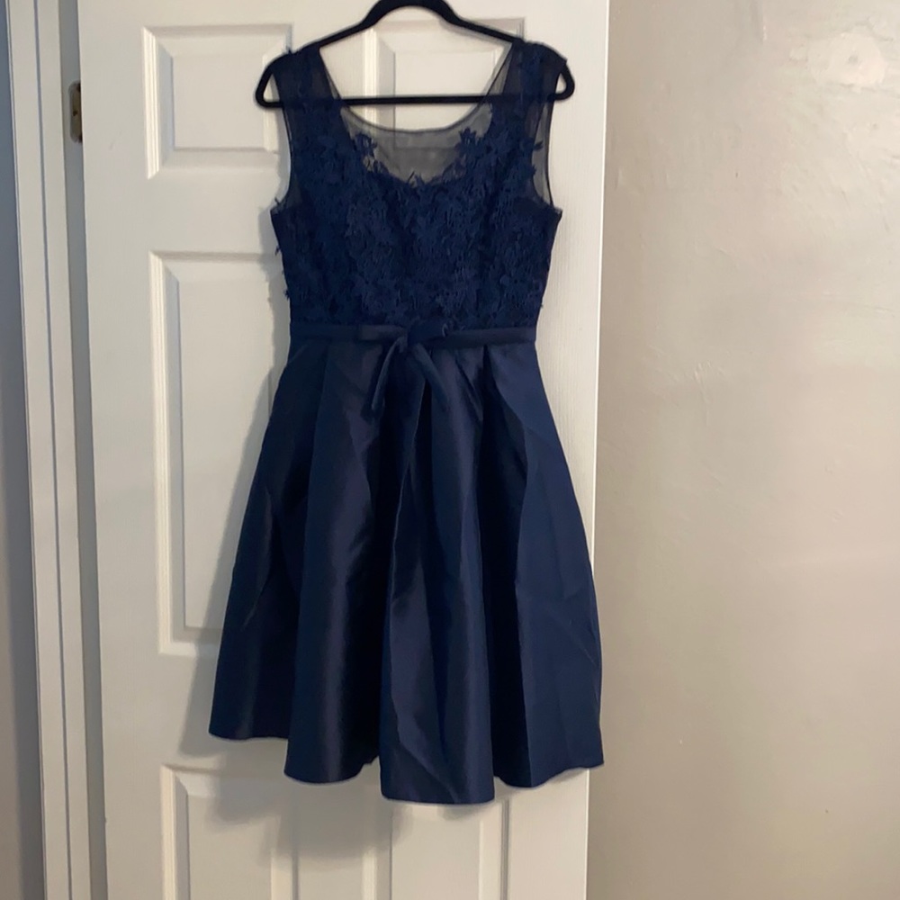 Navy cocktail dress